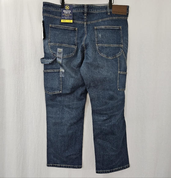 Nautica Jeans Co. Original Relaxed Stretch  Denim Jean in Dark Blue Size 38X30 - Picture 2 of 11